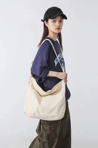 Vista 2 de Micmores Large Crossbody Purse Canvas Tote Bag Women Hobo Bag Stylish Handbag Fashion shoulder Bag