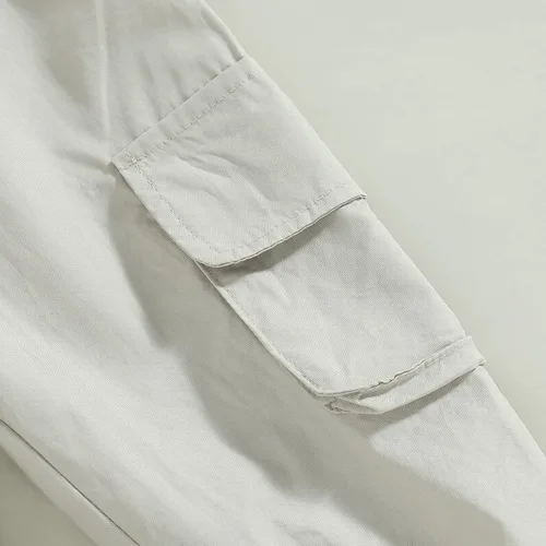 Vista 8 de Conjunto de ropa de verano para bebé niña, camiseta sin mangas + pantalones largos rectos, conjunto de ropa de 2 piezas de 1 a 6 años, Gris