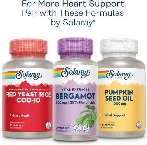 Vista 5 de SOLARAY Extracto de semilla de brócoli activado 350 mg, glucosinolatos de sulforafano al 10% para apoyo antioxidante, salud cardíaca y apoyo