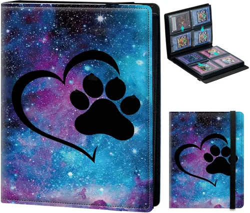 Vista 20 de Rading - Carpeta de tarjetas para Pokémon, béisbol, fútbol, hockey, fútbol, deporte, TCG, MTG, Yugioh, tarjetero con 4 bolsillos, funda de 160