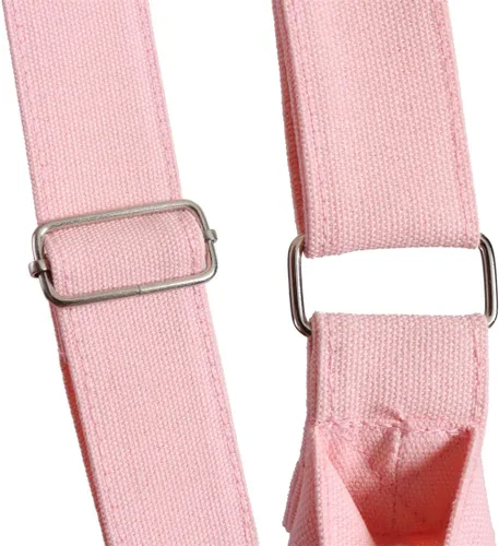 Vista 6 de Stray Kids Merch - Bolso de hombro de lona, bolso cruzado casual, Rosado