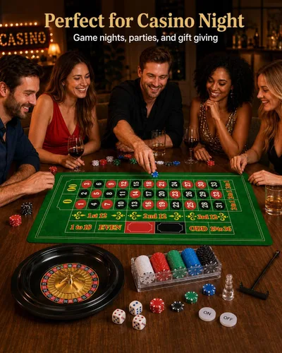 Vista 8 de Juego de ruedas de ruleta, rueda de 10 pulgadas con ruleta de doble cara