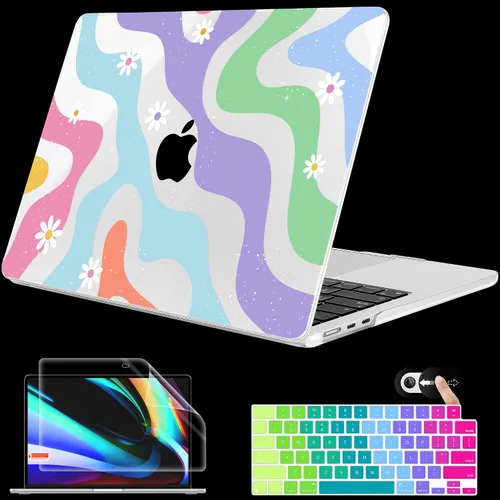 Vista 31 de Mektron Funda para MacBook Air 2025 M4 de 13.6 pulgadas A3240 Compatible con 2023 A2681 M2 2024 A3113 M3 Chip con Liquid Retina Display Touch ID