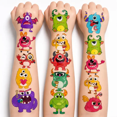 Vista 11 de 96 tatuajes temporales precortados RIP 20s para fiesta