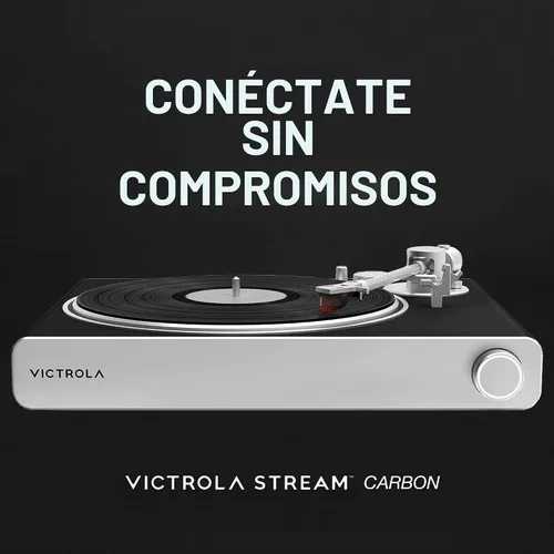 Vista 8 de Victrola Stream Carbon - Tocadiscos Wi-Fi, funciona con Sonos, color negro Carbono