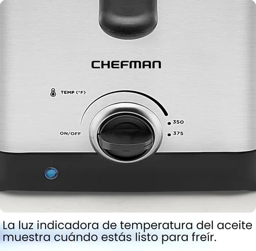 Vista 6 de Chefman Fry Guy, La cesta para freír más compacta y conveniente para preparar comida reconfortante al estilo restaurante con una capacidad de 1.6