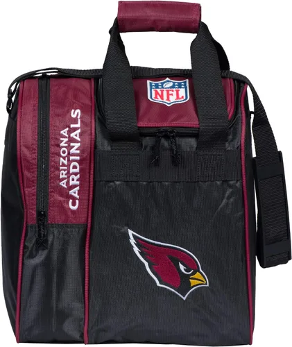 Vista 8 de KR Strikeforce Officially Licensed NFL Single Bowling Ball Tote Bag with Shoe Compartment