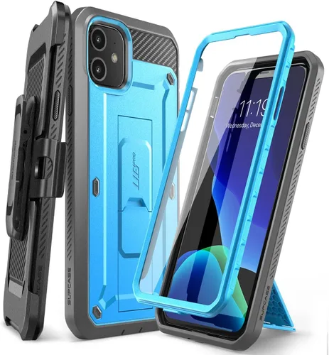 Vista 12 de SUPCASE Funda para iPhone 11 con protector de pantalla (Unicorn Beetle Pro), [soporte integrado y clip para cinturón] [protección de grado militar]