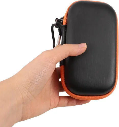 Vista 7 de SEWACC Estuche portátil para disco duro con protección de carcasa rígida, carcasa compacta para SSD pequeña para viajes, bolsa de almacenamiento a