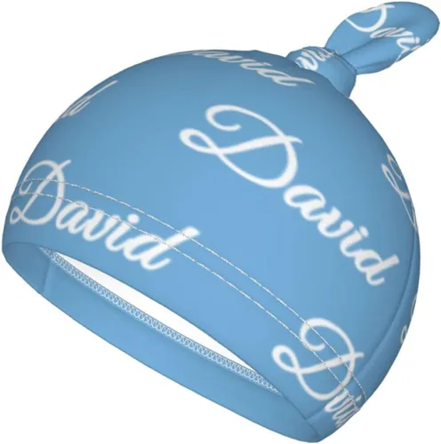 Vista 5 de Manta de bebé personalizada y sombrero con nombre – Mantas coloridas para bebés, manta suave personalizada para recién nacidos, regalos