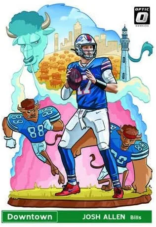 Vista 6 de Paquete de violonchelo grande Panini Donruss Optic Football 2021 (¡Paralelos de velocidad verde!) – 12 tarjetas coleccionables por paquete