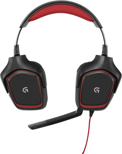Vista 2 de Logitech G230 Auriculares Stereo Gaming con micrófono, Negro, Rojo
