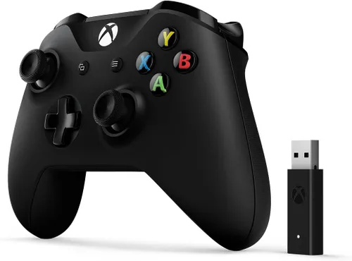 Vista 2 de Microsoft Xbox - Controlador inalámbrico + adaptador inalámbrico para Windows 10