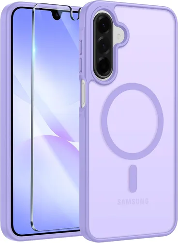 Vista 111 de FNTCASE - Funda para iPhone 16 Pro: magnética, mate, translúcida, de grado militar, protectora contra caídas, resistente, fina, duradera y a prueba