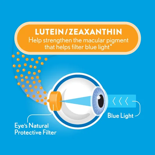 Vista 9 de Bausch + Lomb Ocuvite - Suplemento de luteína y zeaxantina de 25 mg de luteína y zeaxantina, 30 cápsulas blandas (paquete de 2)