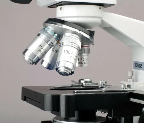Vista 5 de AmScope Microscopio monocular compuesto M620B, 40x-2000x