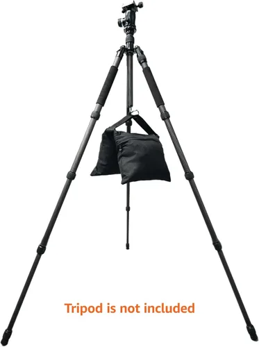 Vista 7 de Amazon Basics Bolsa de arena vacía fotográfica para soportes de luz, paquete de 4, color negro