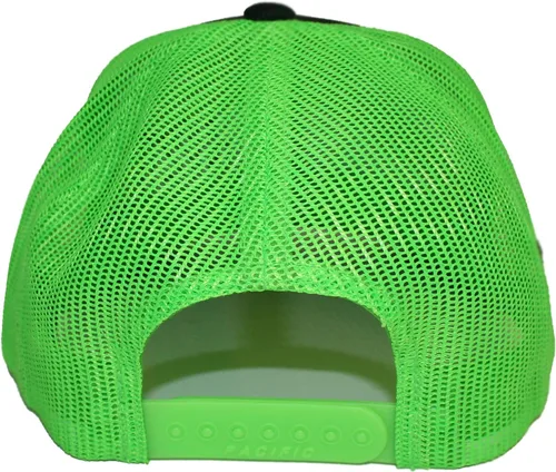 Vista 3 de JUST RIDE Sombrero personalizado personalizado de malla Snapback con placa de número de motocross