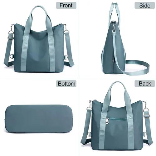 Vista 6 de GOQUFOY Bolsos cruzados de nailon para mujer, bolso de hombro impermeable, bolso de mensajero, bolso de mano para mujer