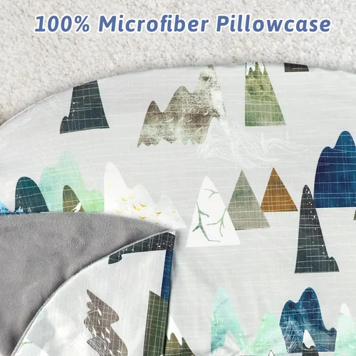 Vista 3 de TANOFAR Funda de almohada de lactancia, 1 paquete, funda elástica extraíble para almohadas de lactancia, ultra suave, se adapta perfectamente a