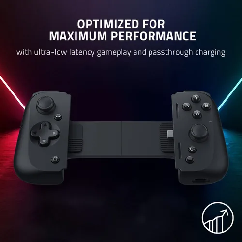 Vista 5 de Razer Kishi V2 Mobile Gaming Controller for Android Console Quality Controls - Universal Fit - Stream PC, Xbox, PlayStation, Touch Screen Android