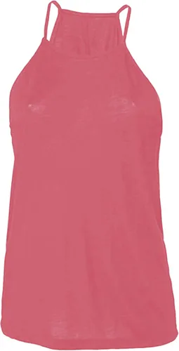 Vista 8 de Bella Canvas Camiseta sin mangas con cuello alto y vuelo para mujer