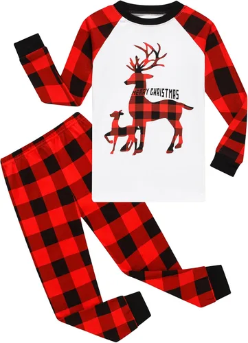 Vista 85 de Demifill Conjunto de pijamas de Halloween para niños y niñas, pijamas de Navidad, ropa de dormir para niños y niñas