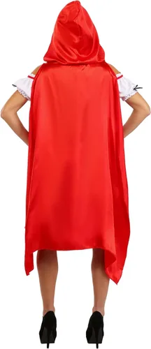 Vista 3 de Fun Costumes Knee Length Little Red Riding Hood Costume