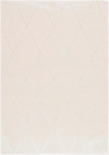 Vista 19 de SAFAVIEH - Alfombra de colección Revive, 9' x 12', beige, diseño enrejado, no se desprende y de fácil cuidado, ideal para áreas de alto tráfico