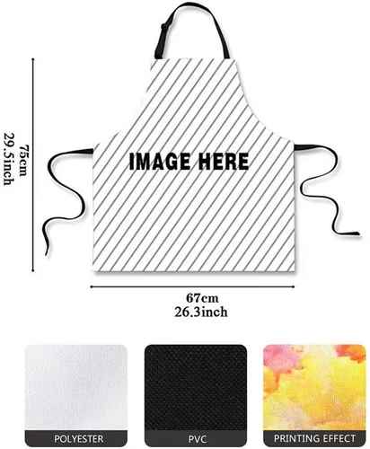 Vista 5 de Dreaweet Delantal de cocina unisex con cuello ajustable de Navidad