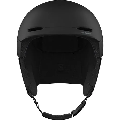 Vista 2 de Casco de Esquí Salomon Husk Jr Negro Infantil Unisex