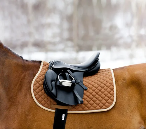 Vista 2 de HORZE Chooze - Almohadilla acolchada suave y ligera multiusos para caballos, color negro, caballo