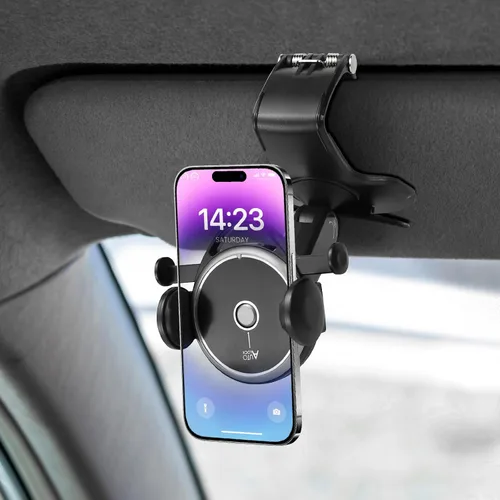 Vista 7 de Hovom Soporte de teléfono para ventilación de automóvil, soporte ajustable para teléfono celular, soporte de teléfono celular con bloqueo