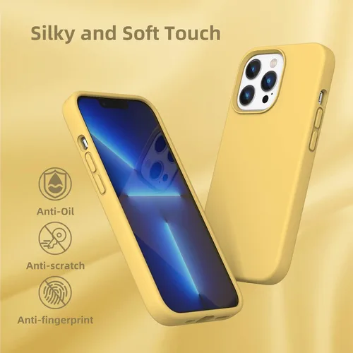 Vista 264 de Funda de silicona líquida compatible con iPhone 12 Pro Max 6.7 pulgadas, funda de gel de protección completa con forro de microfibra, funda