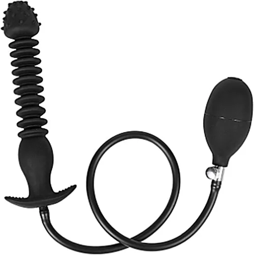 Vista 2 de Tapón inflable de silicona para el trasero, juguetes sexuales anales de silicona, entrenador de juguete sexual anal, estimulador de juguete