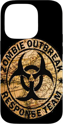 Vista 17 de iPhone 16 Funny Halloween Apocalypse Outbreak Zombie Response Team Case