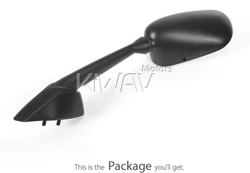 Vista 8 de KiWAV Espejo de repuesto OEM FY357 compatible para Yamaha XJ6 Diversion 2010 mano izquierda