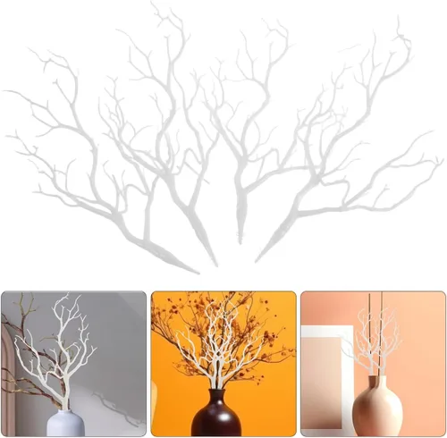 Vista 9 de LIFKOME Ramas de árbol secas de asta artificial, ramas decorativas de 13.76 pulgadas, ramas decorativas de plástico, ramas secas, decoración