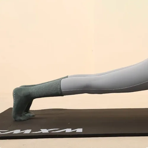 Vista 20 de Calcetines de yoga antideslizantes para mujer, pilates, barras, bailes, descalzos, 1 par