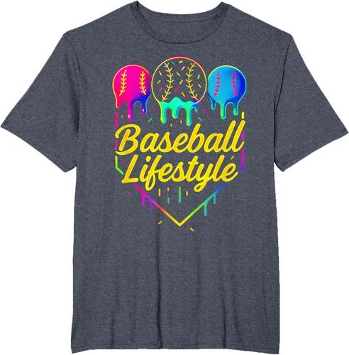 Vista 74 de Baseball Life Style 101 - Camiseta de béisbol para jóvenes