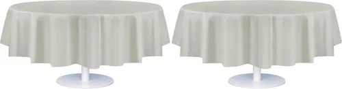 Vista 77 de Mantel de plástico de alta calidad - 54 in. x 108 pulgadas. Grandipity - Mantel rectangular (6 y 12 unidades), Agua (Aqua) Aqua Plastic table