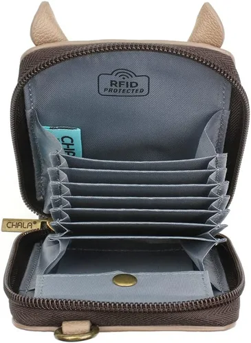 Vista 4 de CHALA Cute-C - Cartera para tarjetas de crédito, Hippo
