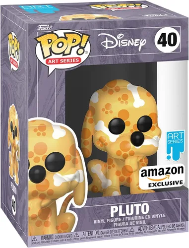 Vista 2 de Funko Pop! Artist Series: Disney Treasures from The Vault - Figura de vinilo Pluto, exclusiva de Amazon