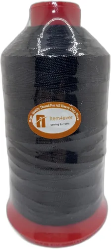 Vista 6 de UV Resistant Bonded Polyester Sewing Thread for Upholstery, Outdoor, Marine (Army tan, Tex 70)