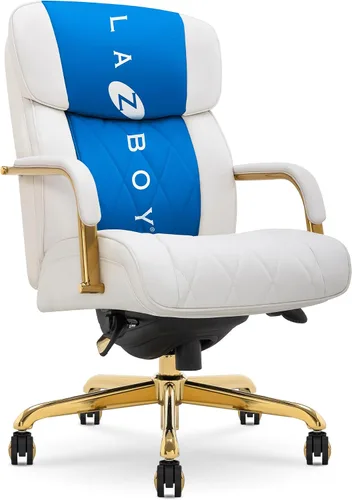 Vista 18 de La-Z-Boy Sutherland CHR10048A - Silla giratoria ergonómica de piel Negro