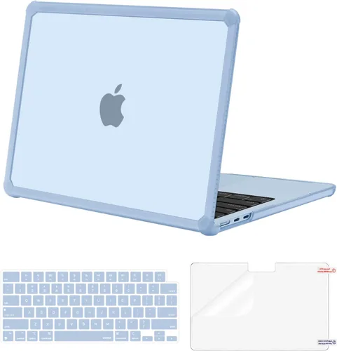 Vista 28 de MOSISO - Funda compatible con MacBook Air de 13 pulgadas M5 2026 M4 M3 M2 2025-2022 A3449 A3240 A3113 A2681, Kit 3 en 1 resistente a las grietas