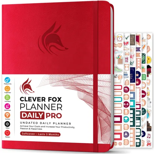 Vista 14 de Clever Fox Planner Daily PRO - Planificador diario y agenda de 8.5 x 11 pulgadas (tamaño A4) para aumentar la productividad, la gestión del tiempo
