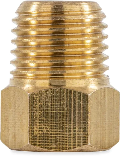 Vista 3 de Camco 59954 1/4" NPT macho x 1/4" hembra con válvula de retención para dispositivo de propano con destello invertido