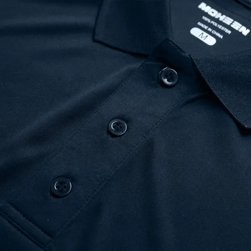 Vista 3 de Corna Polo de golf de manga corta para hombre, absorbe la humedad, suave y ajuste regular