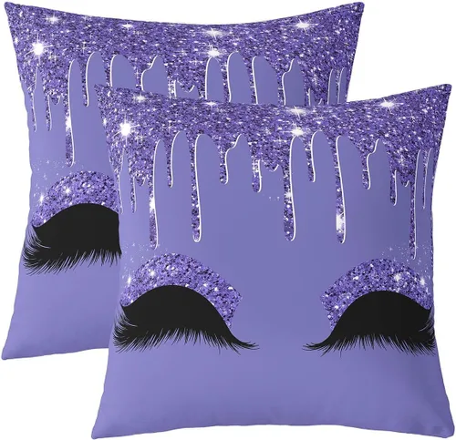 Vista 28 de Feelyou Juego de 2 fundas de almohada de leopardo de 16 x 16 pulgadas, fundas decorativas con estampado de guepardo, decoración del hogar, funda